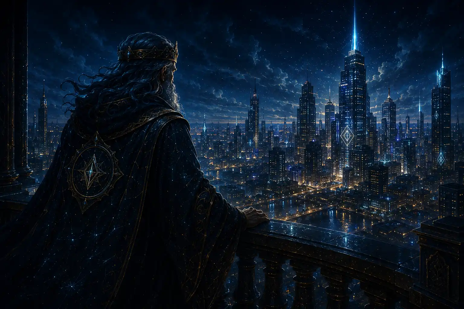 Nocna panorama miasta