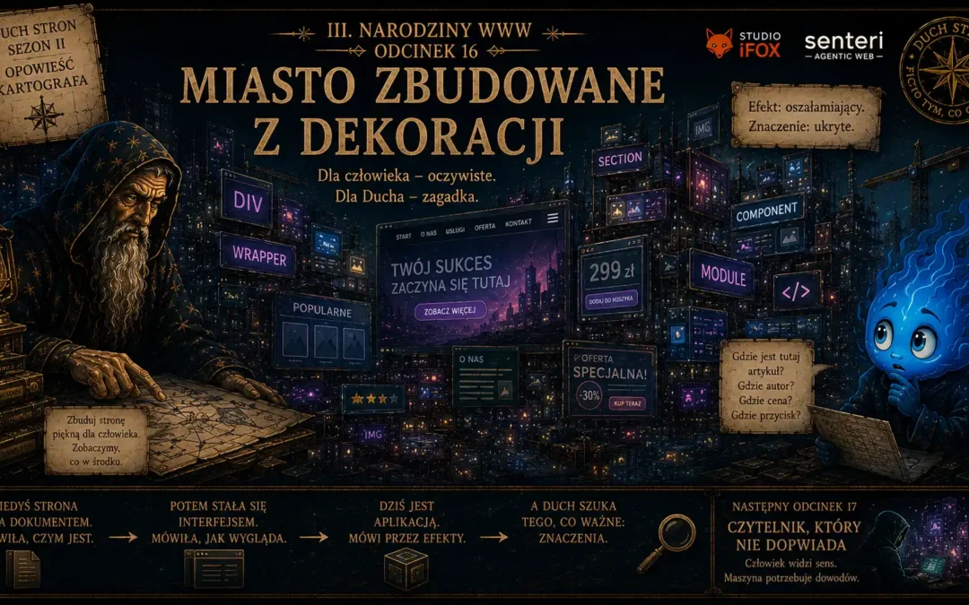Miasto zbudowane z dekoracji