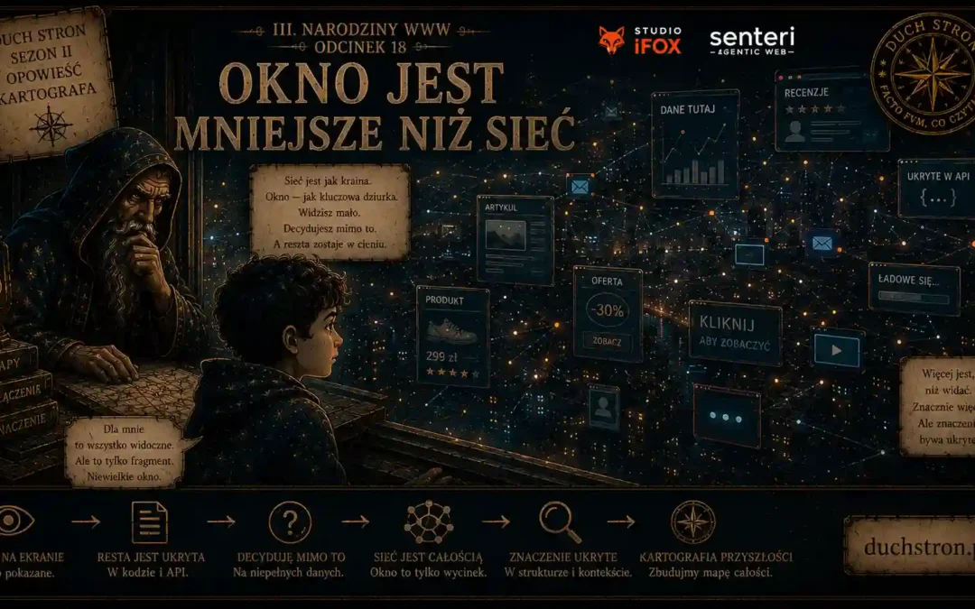 Okno jest mniejsze niż sieć